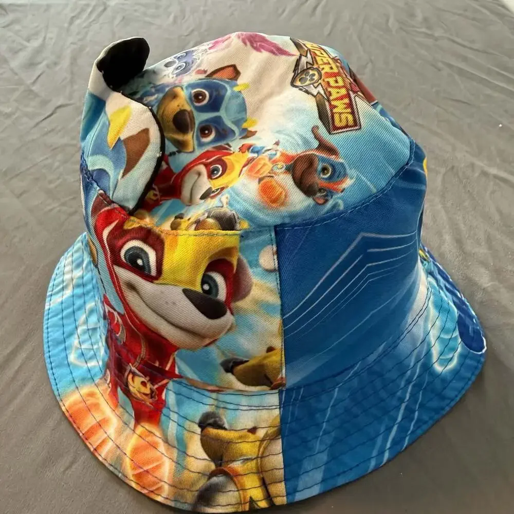 Paw Patrol Super Paws Bucket Hat Kids Blue Chase Marshall